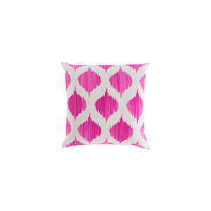Ogee 22 X 22 inch Bright Pink and Khaki Throw Pillow