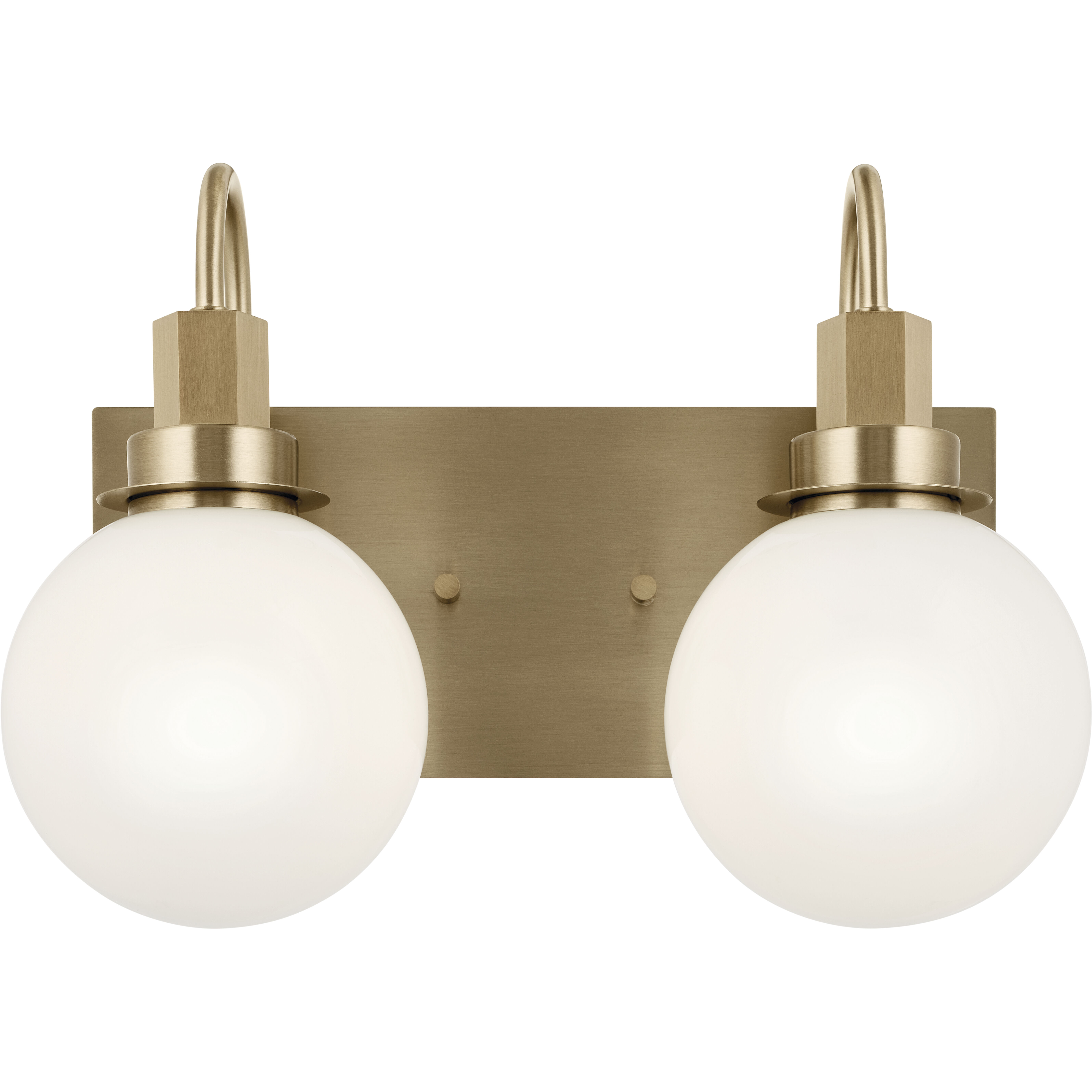 Hex LED 14.25 inch Champagne Bronze Bathroom Vanity Light Wall Light