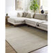 Astana 120 X 96 inch Warm Grey / Ash Handmade Rug in 8 x 10
