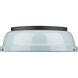 Yep Duncan 2 Light 14 inch Matte Black Flush Mount Ceiling Light in Seafoam, Damp