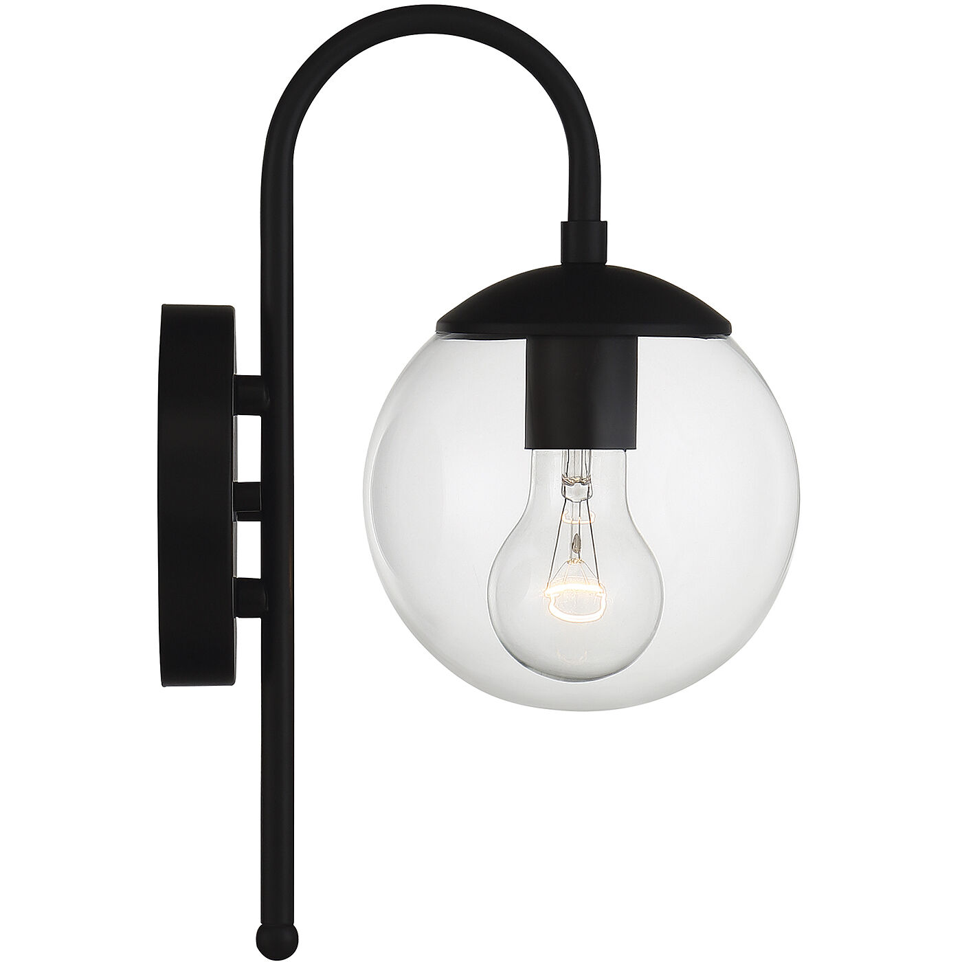 Farmhouse Outdoor Wall Lantern in Black