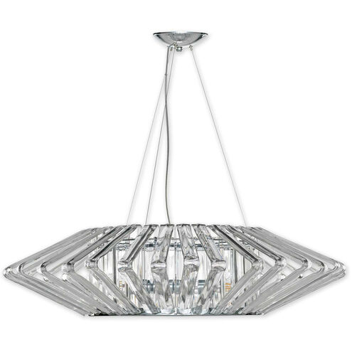 Bohemia Collection - Columba Family LED 39 inch Polished Chrome Chandelier Ceiling Light in Clear Crystal