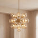 Matisse 16 Light 22 inch Warm Brass Chandelier Ceiling Light