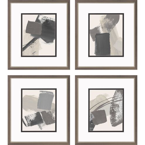 Abstract Collection Brown Framed Art