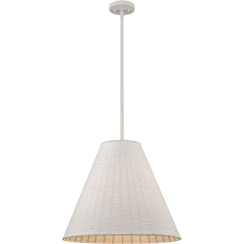 Sophie 3 Light 22 inch White Coral Pendant Ceiling Light