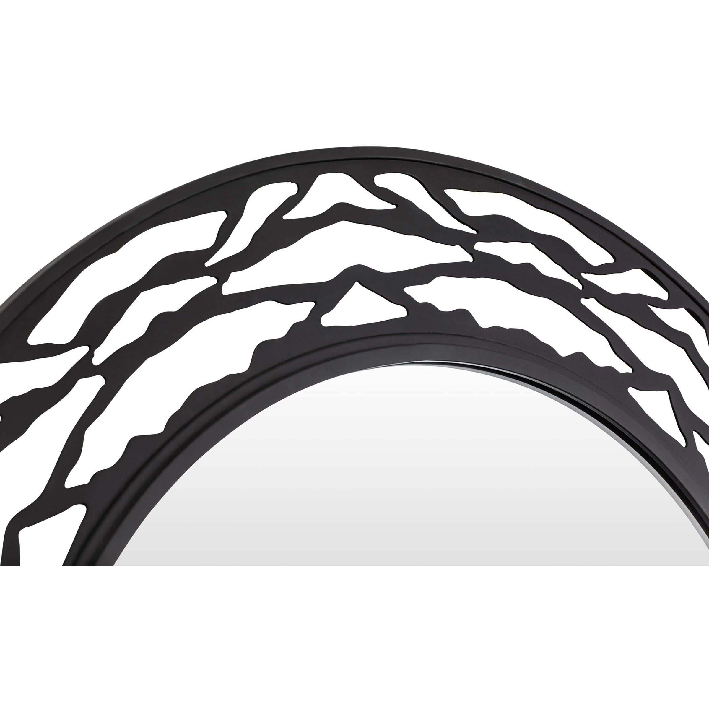 Kato 33 X 33 inch Carbon Wall Mirror, Smithsonian Collaboration