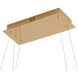 Canada LED 14 inch Gold LED Chandelier Ceiling Light