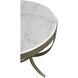 Byron 30 X 30 inch Aged Brass Side Table