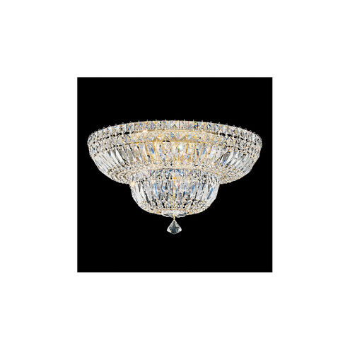 Petit Crystal Deluxe 9 Light Aurelia Flush Mount Ceiling Light in Radiance