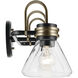 Farum 3 Light 26 inch Black Vanity Light Wall Light