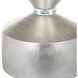Vial 32.5 inch 150.00 watt Warm Silver and Polished Nickel with Crystal Buffet Lamp Portable Light