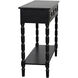 Barrett 29.5 X 13 inch Black Console Table