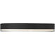 Mona 19.75 inch Matte black Flush Mount Ceiling Light