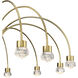 Yep Vario 12 Light 37.5 inch Titanium Gold Chandelier Ceiling Light