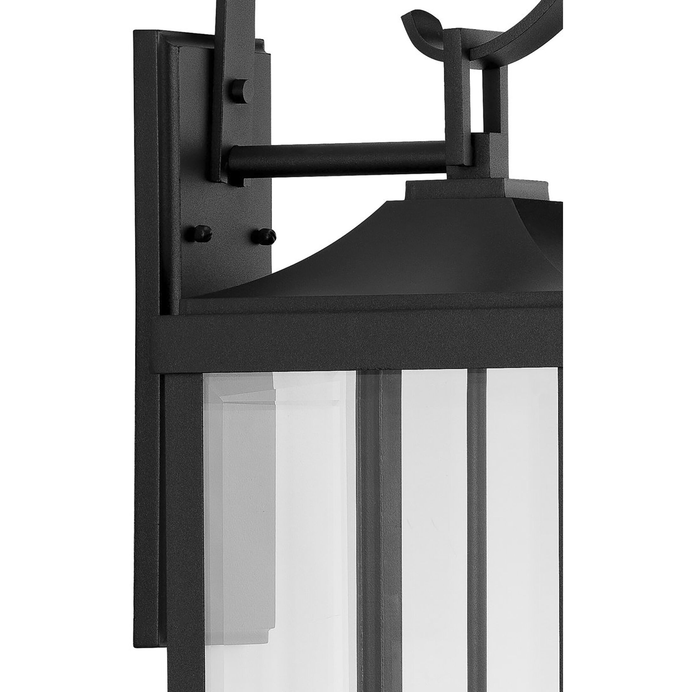 Gibbes Street 3 Light 31 inch Textured Black Outdoor Wall Lantern, Large, Design Series