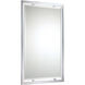 Reflections 32 X 22 inch Polished Chrome Wall Mirror