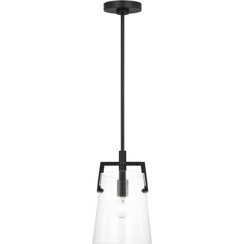 Drew & Jonathan Crofton 1 Light 7.75 inch Midnight Black Pendant Ceiling Light, Small