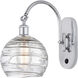 Ballston Athens Deco Swirl 1 Light 8 inch Polished Chrome Sconce Wall Light