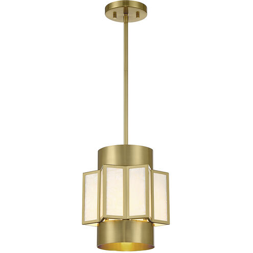 Gideon 3 Light 16 inch Warm Brass Pendant Ceiling Light