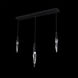 Beyond Kindjal LED 5.5 inch Aged Brass Multi-Light Pendant Ceiling Light, Linear Canopy