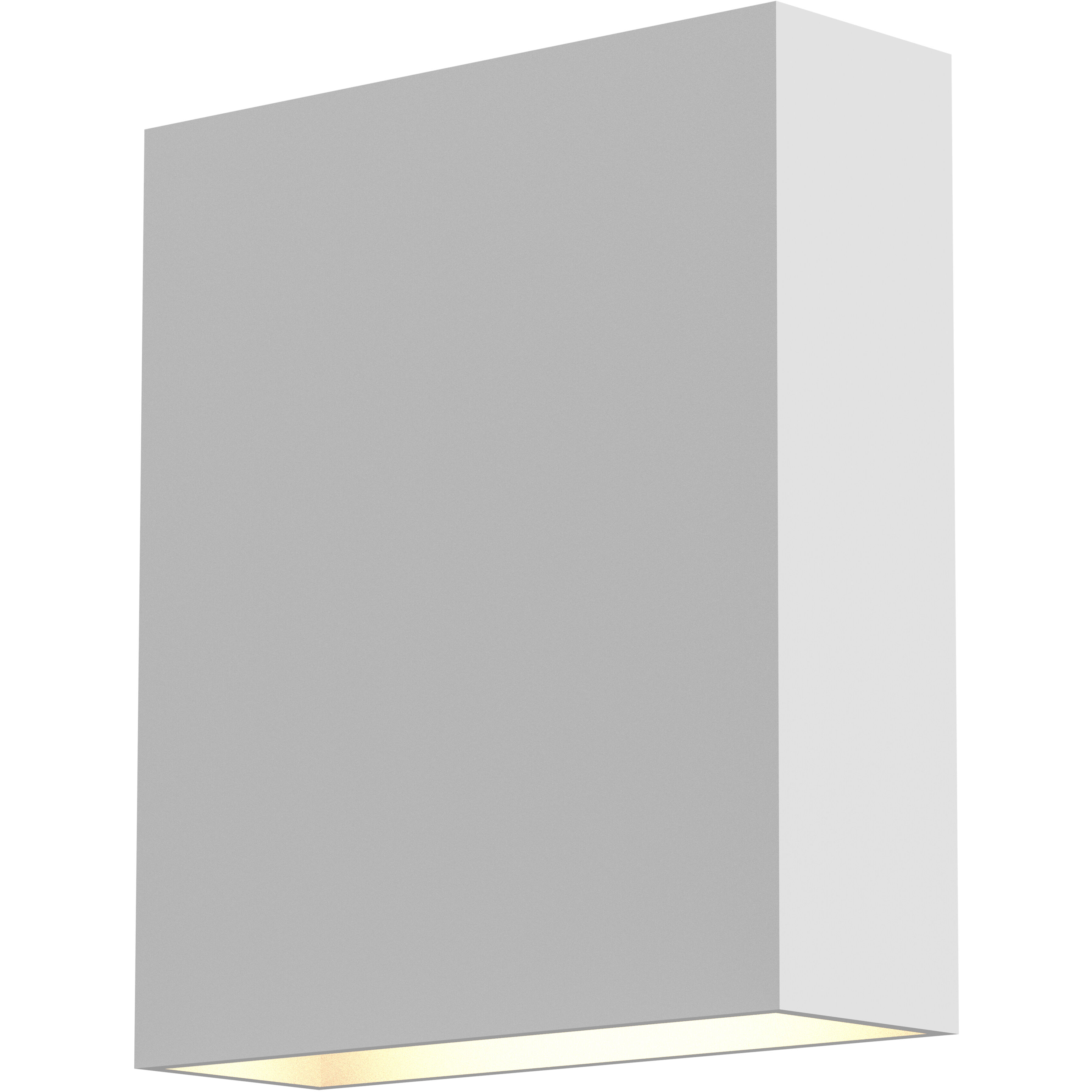 Sonneman 7107.98 WL Flat Box LED 7 inch Textured White Indoor Outdoor Sconce