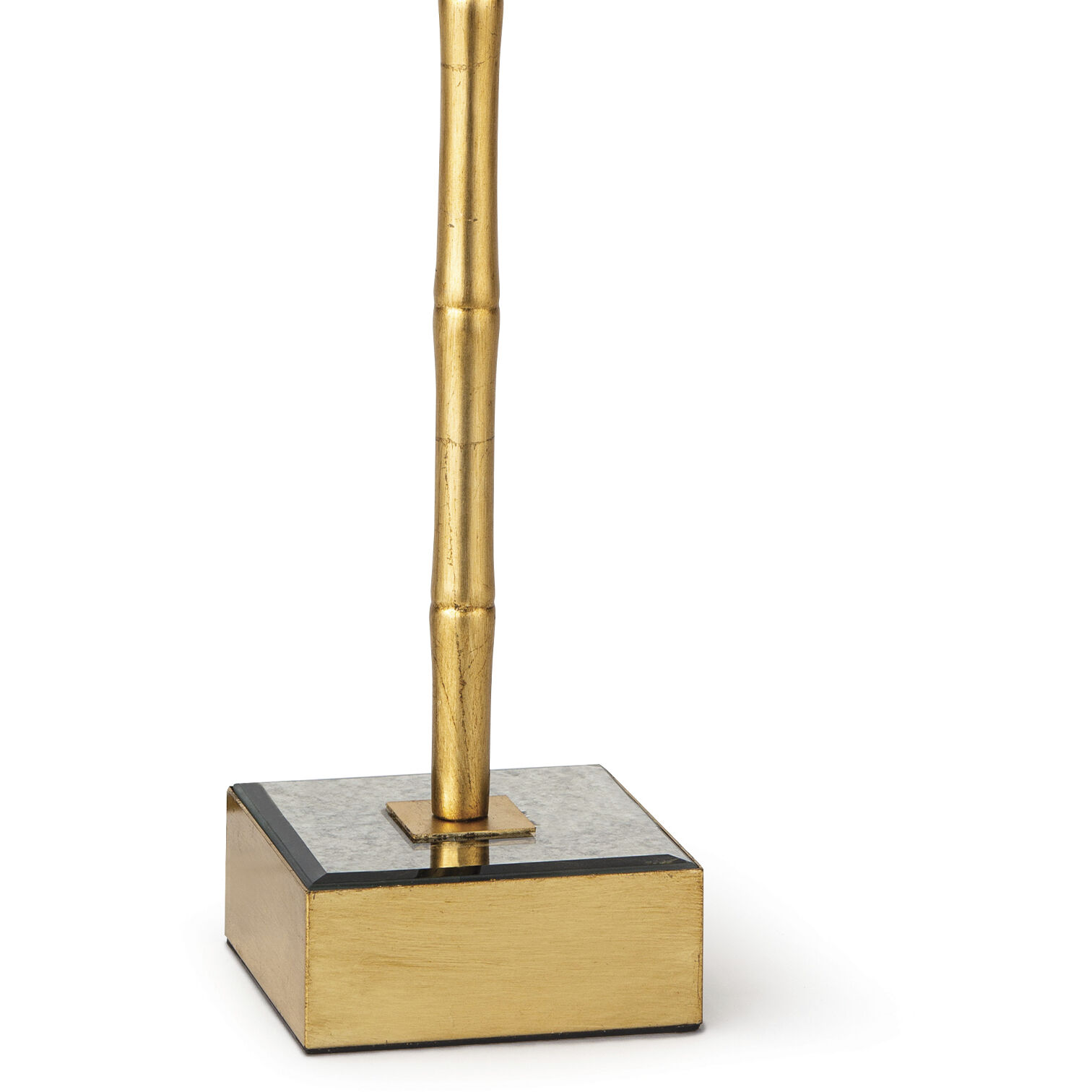 Sarina 29.5 inch 60.00 watt Gold Leaf Table Lamp Portable Light, Buffet Lamp