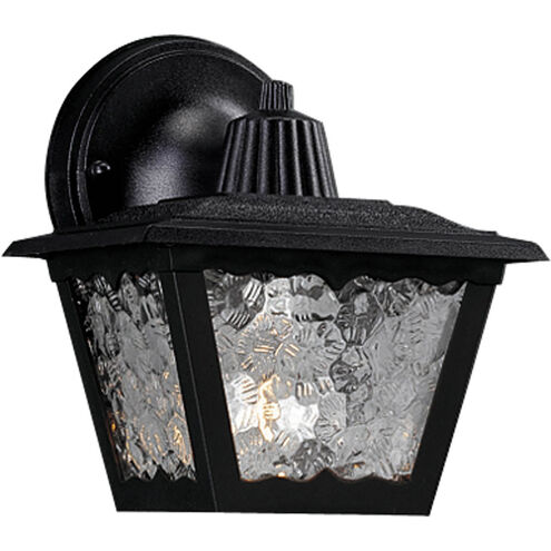 Polycarbonate Outdoor 1 Light 8 inch Black Outdoor Wall Lantern