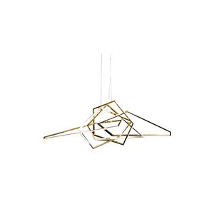 NL Series 38 inch Stainless Steel Gold Pendant Ceiling Light