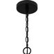 Zyler 4 Light 20 inch Matte Black Pendant Ceiling Light