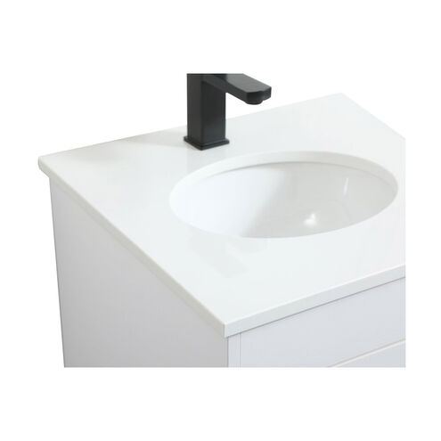 Eugene 19 X 18 X 33.5 inch White Vanity Sink Set