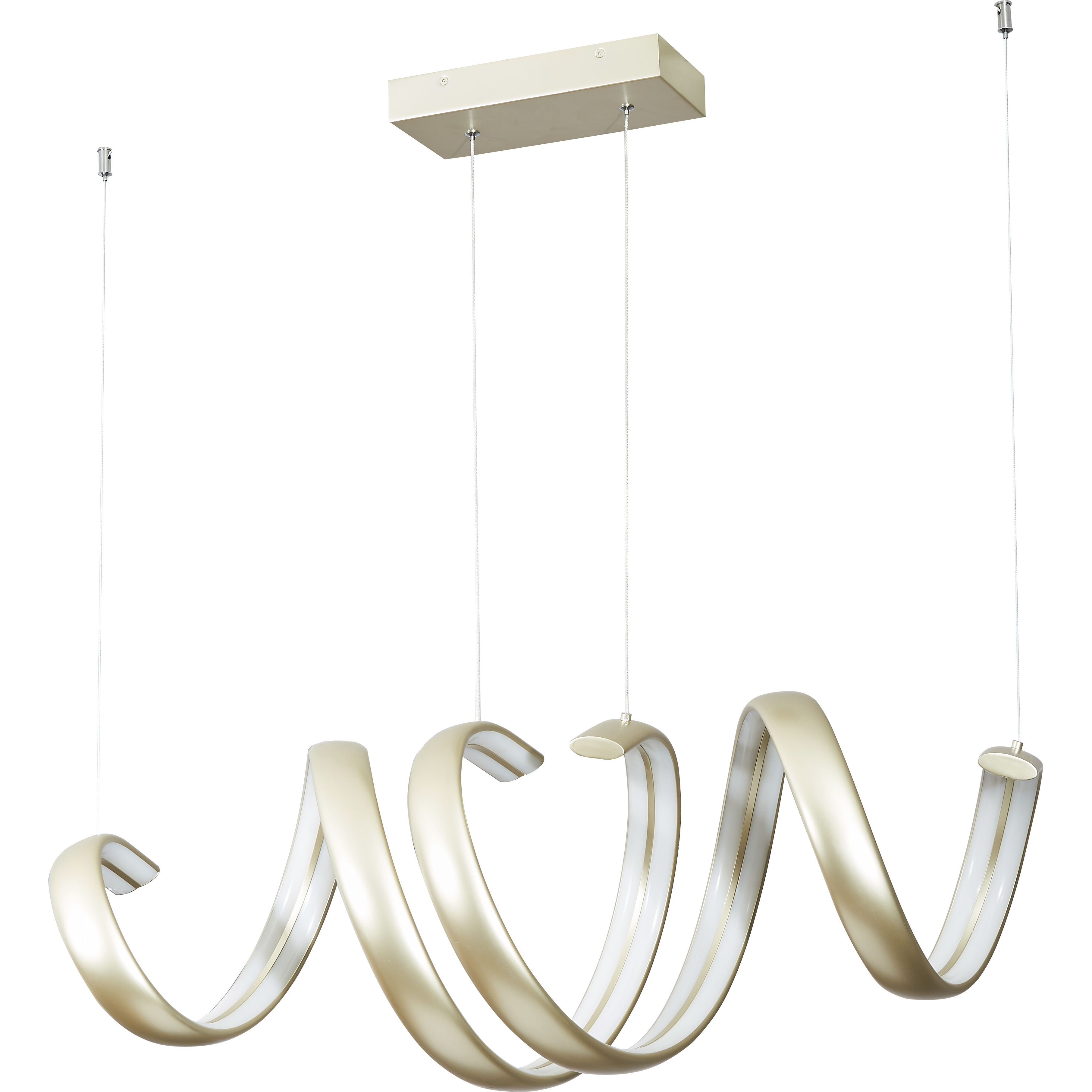 Sling LED 14.5 inch Titanium Silver Pendant Ceiling Light