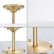 Inspire 3 Light 18 inch Satin Brass Semi-Flush Mount Ceiling Light