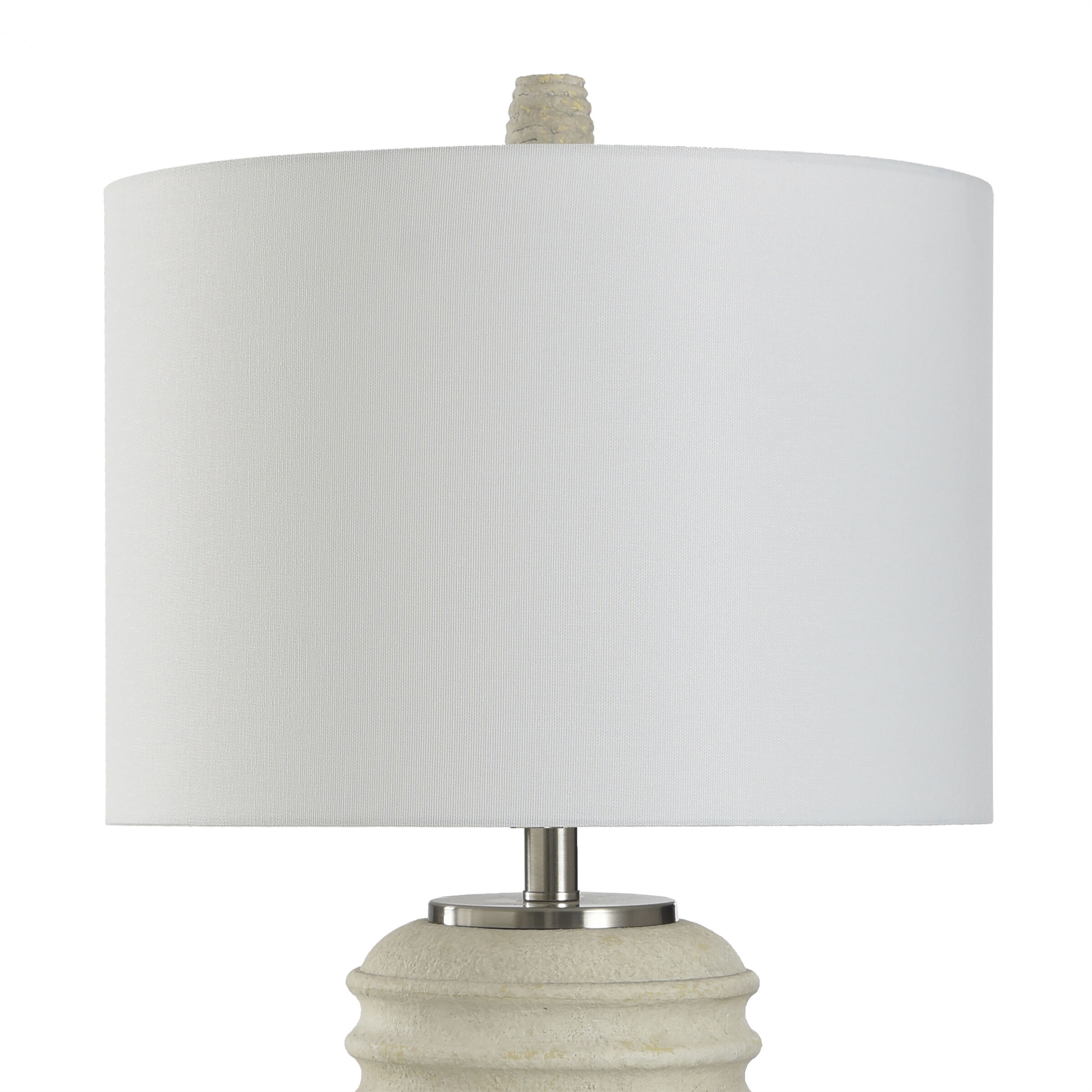 Ella 32 inch 150.00 watt Brie and Brushed Steel Table Lamp Portable Light