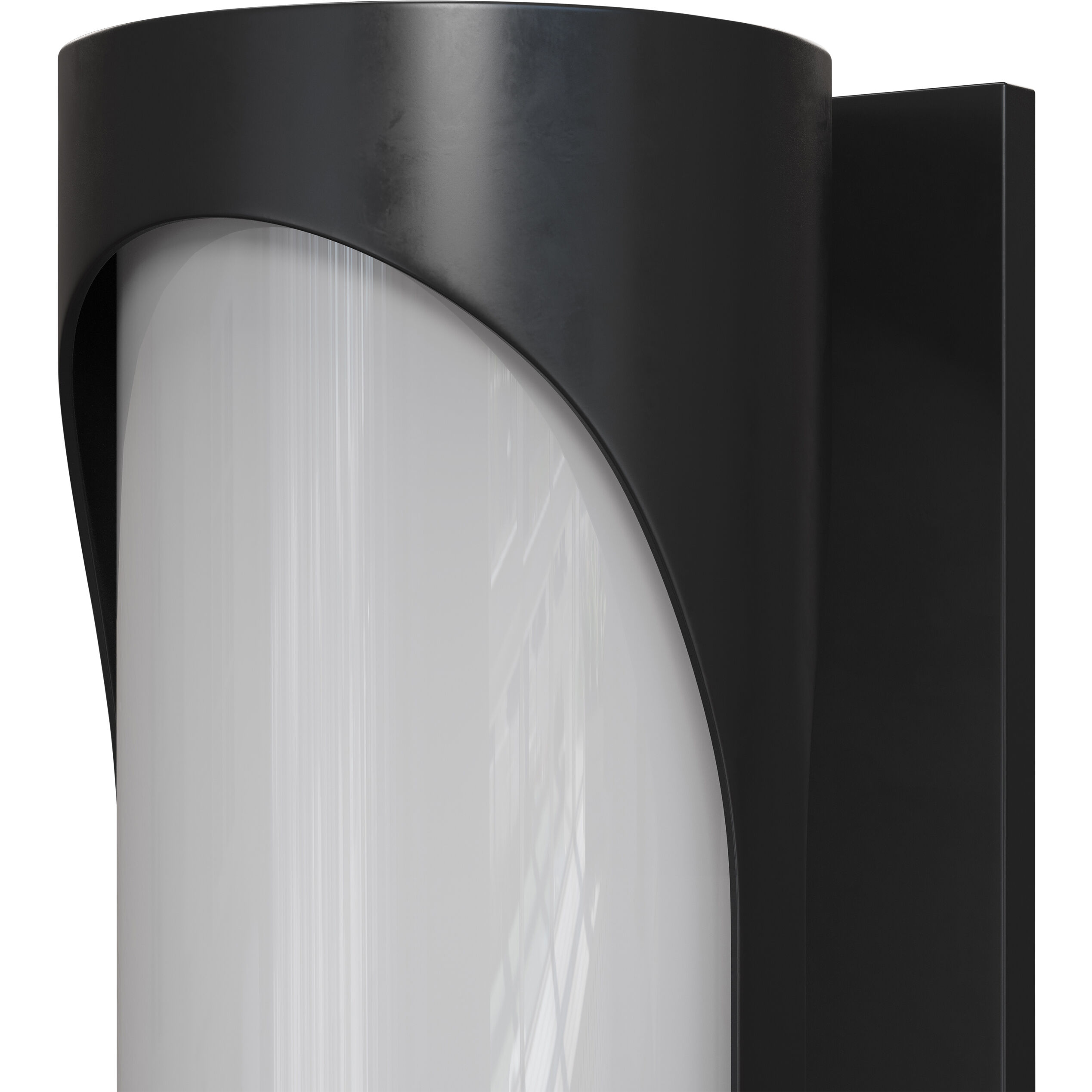 Swale LED 27 inch Black/White Outdoor Wall Sconce, Large