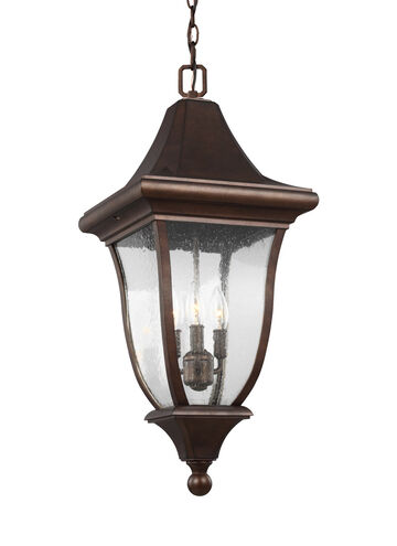 Caius 3 Light 12 inch Patina Bronze Outdoor Pendant