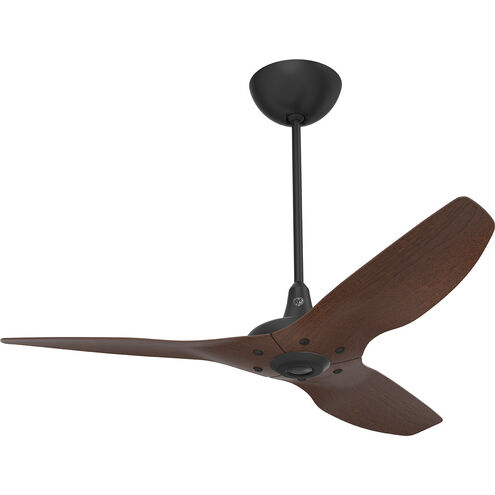 Haiku 52 inch Black with Cocoa Wood Grain Blades Outdoor Ceiling Fan