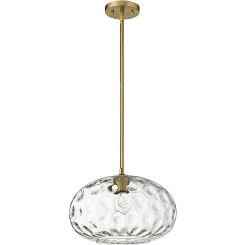 Chloe 1 Light 14 inch Olde Brass Pendant Ceiling Light