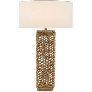 Torquay 33.5 inch 150 watt Natural Table Lamp Portable Light