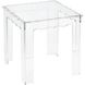 Jacobs 22 X 18 inch Clear Nesting Table, Set of 3