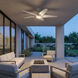Dellwood 56 inch Matte White Outdoor Ceiling Fan