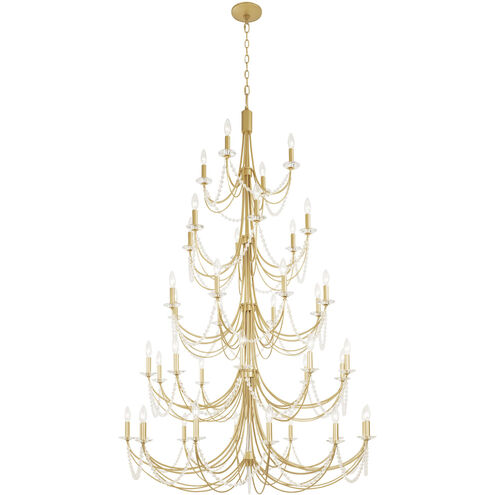 Brentwood 40 Light 48 inch French Gold Chandelier Ceiling Light