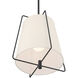 Vellinor 1 Light 13 inch Matte Black Pendant Ceiling Light