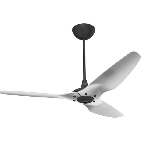 Haiku 60 inch Black with Brushed Aluminum Blades Outdoor Ceiling Fan