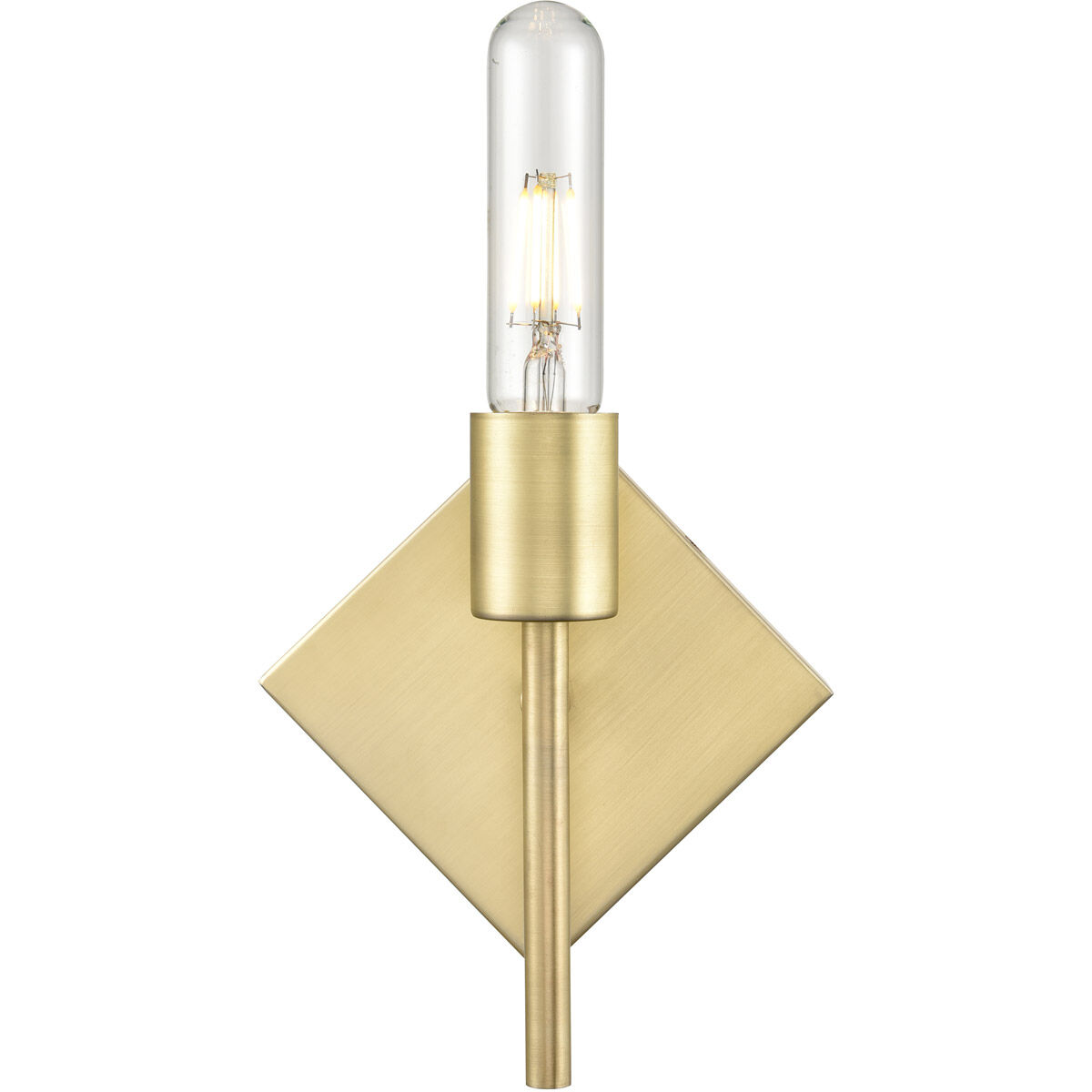 Mia LED 6 inch Satin Brass ADA Sconce Wall Light