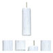 Stilo 9 1 Light Satin Nickel Cord Pendant Ceiling Light
