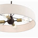 Venlo 4 Light 22 inch Bronze with Antique Brass Accents Pendant Ceiling Light