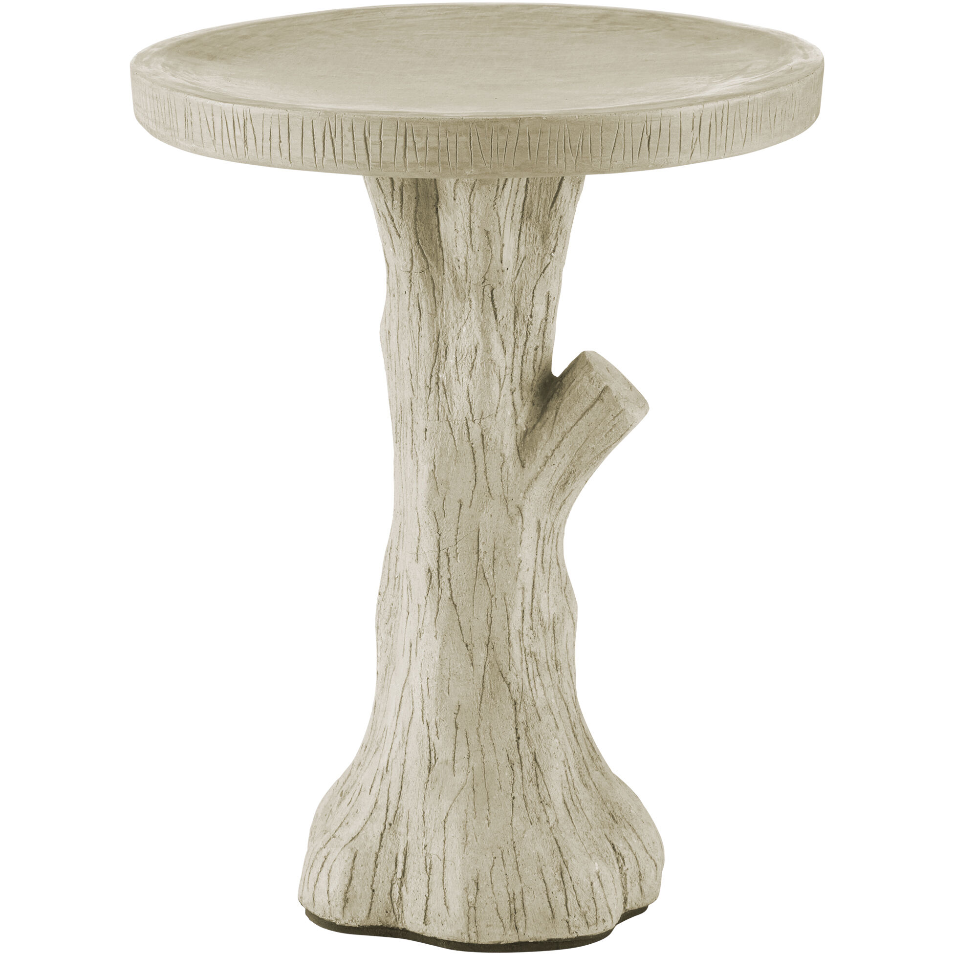 Faux Bois Portland Bird Bath, Medium