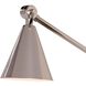 Sal LED 5 inch Polished Nickel Wall Sconce Wall Light, Task