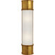 Chapman & Myers Oxford 2 Light 4.25 inch Antique-Burnished Brass Bath Sconce Wall Light