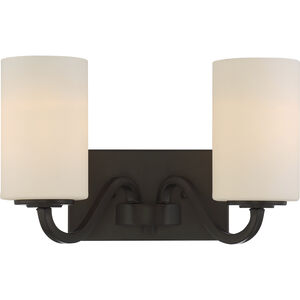 Willow 2 Light 14 inch Forest Bronze Vanity Light Wall Light